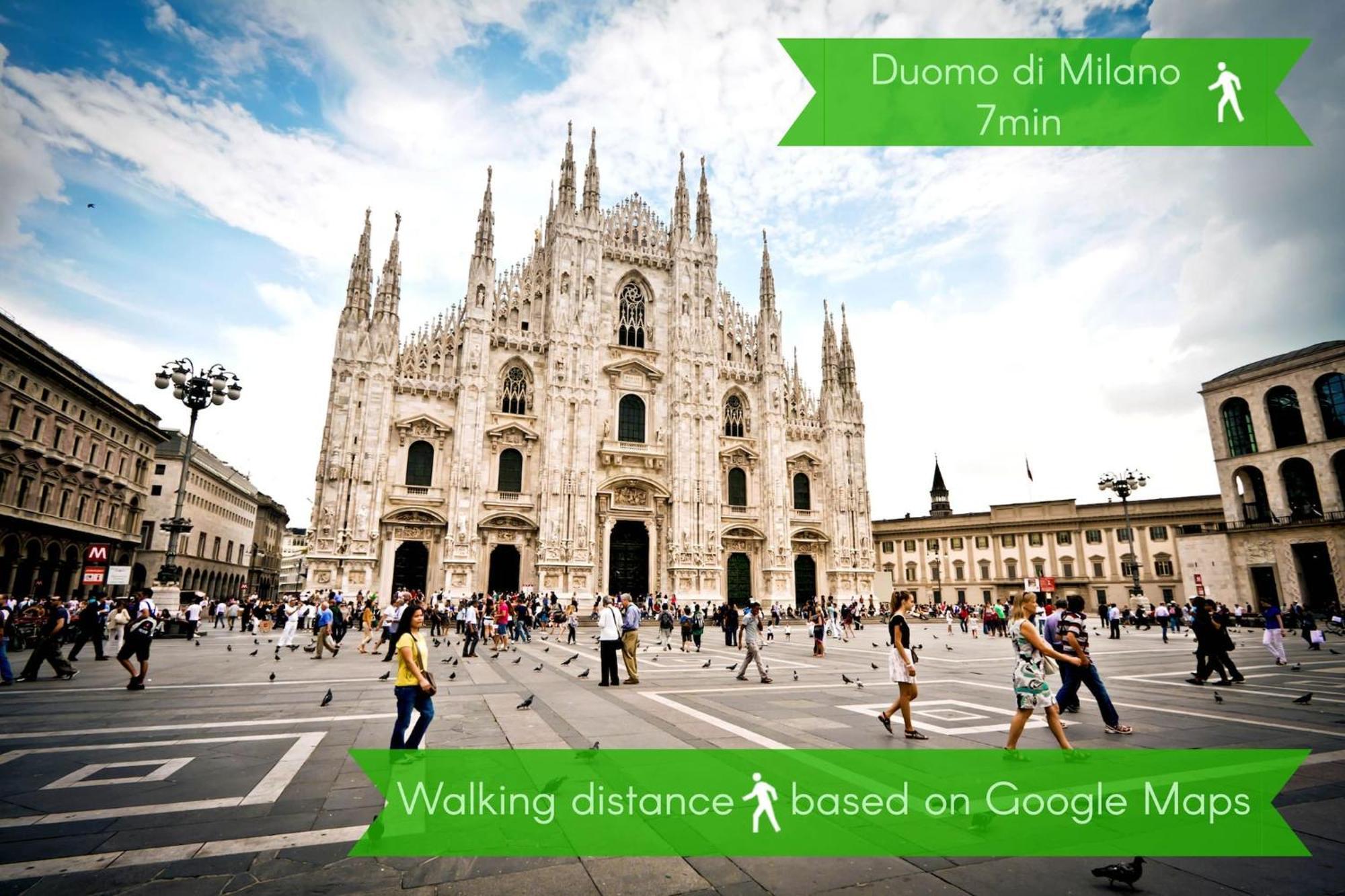 San Babila Central Tower With Panoramic Terrace Overlooking Duomo By Rentopolis Milano Exterior foto
